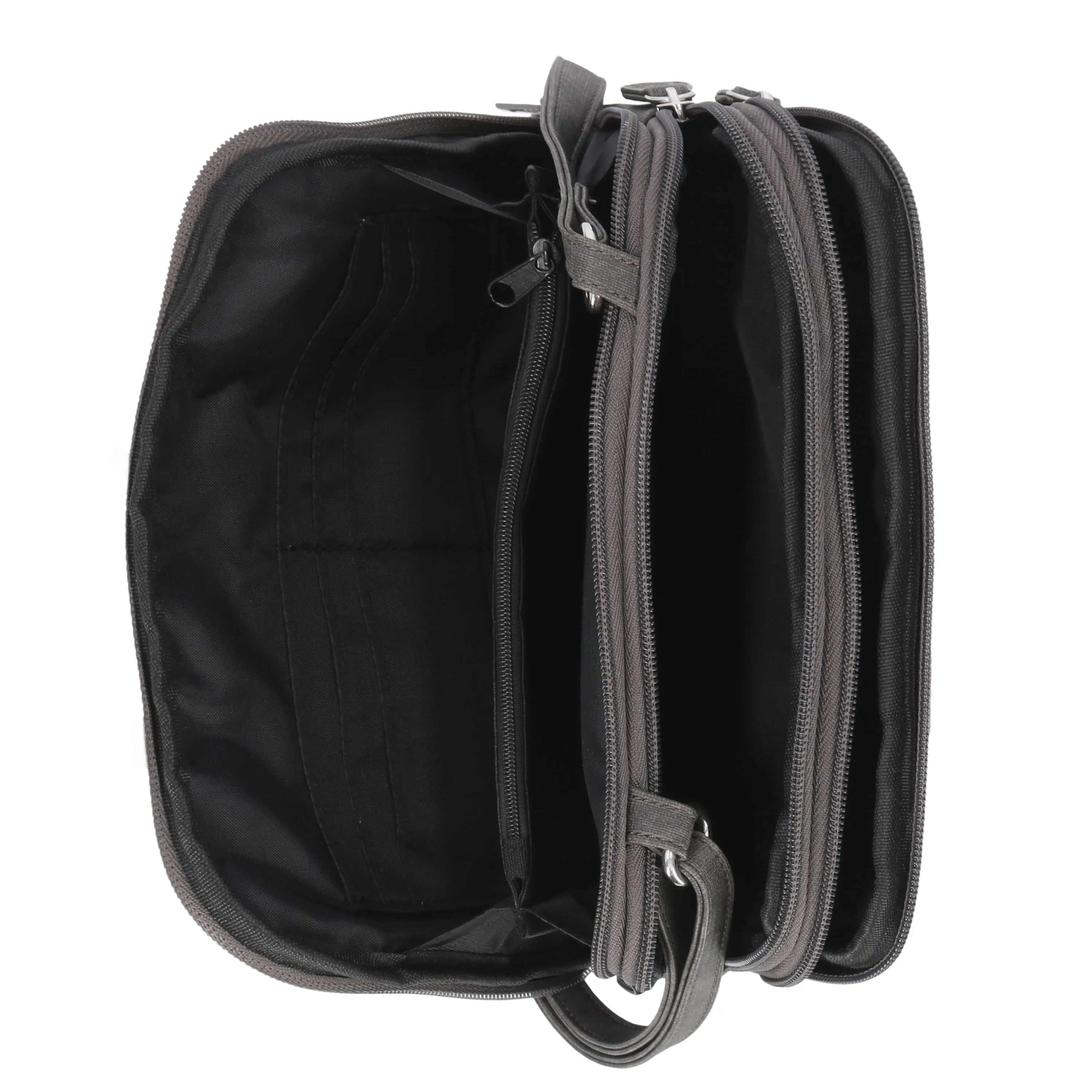 Zippy Triple Compartment Crossbody Bag