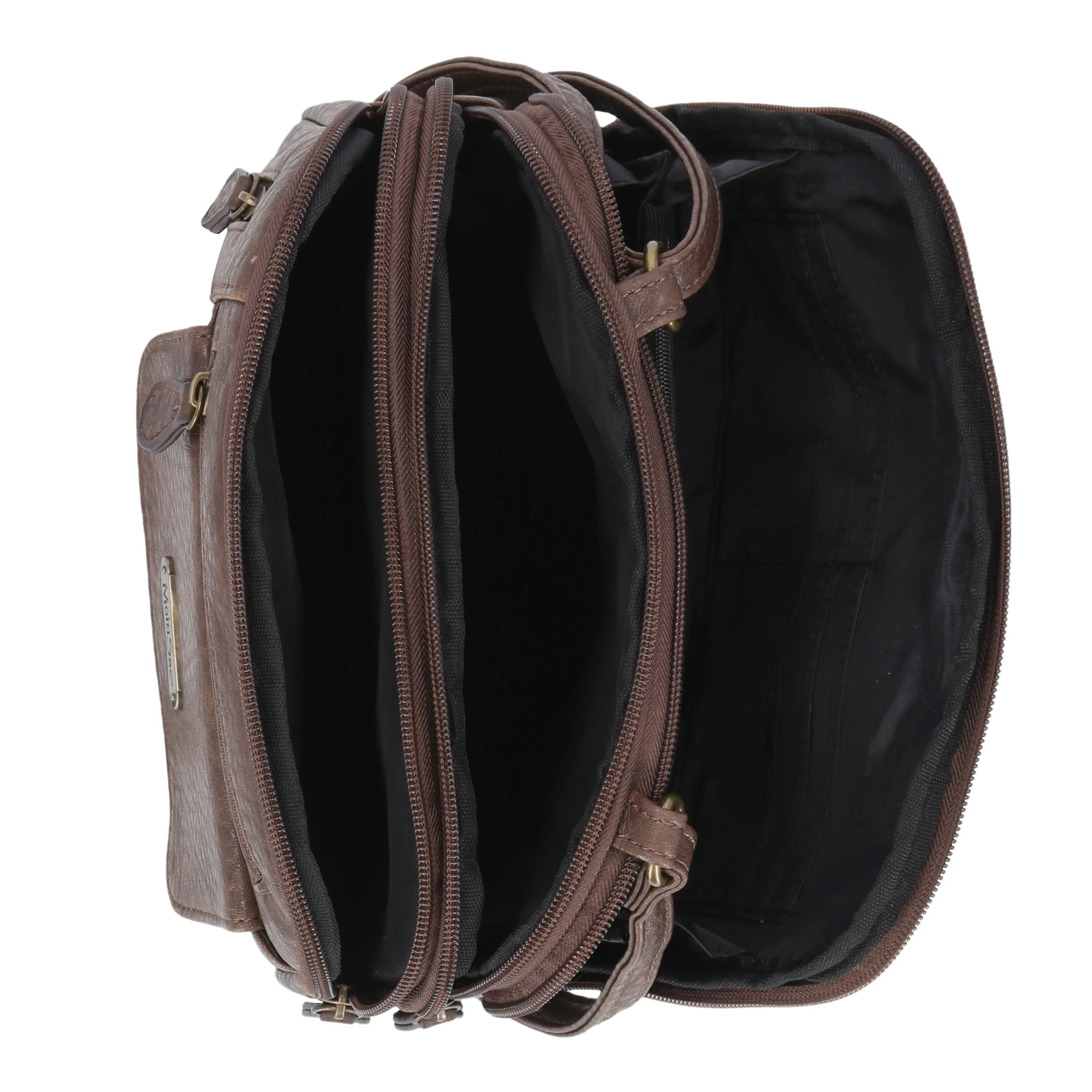 Zippy Triple Compartment Crossbody Bag