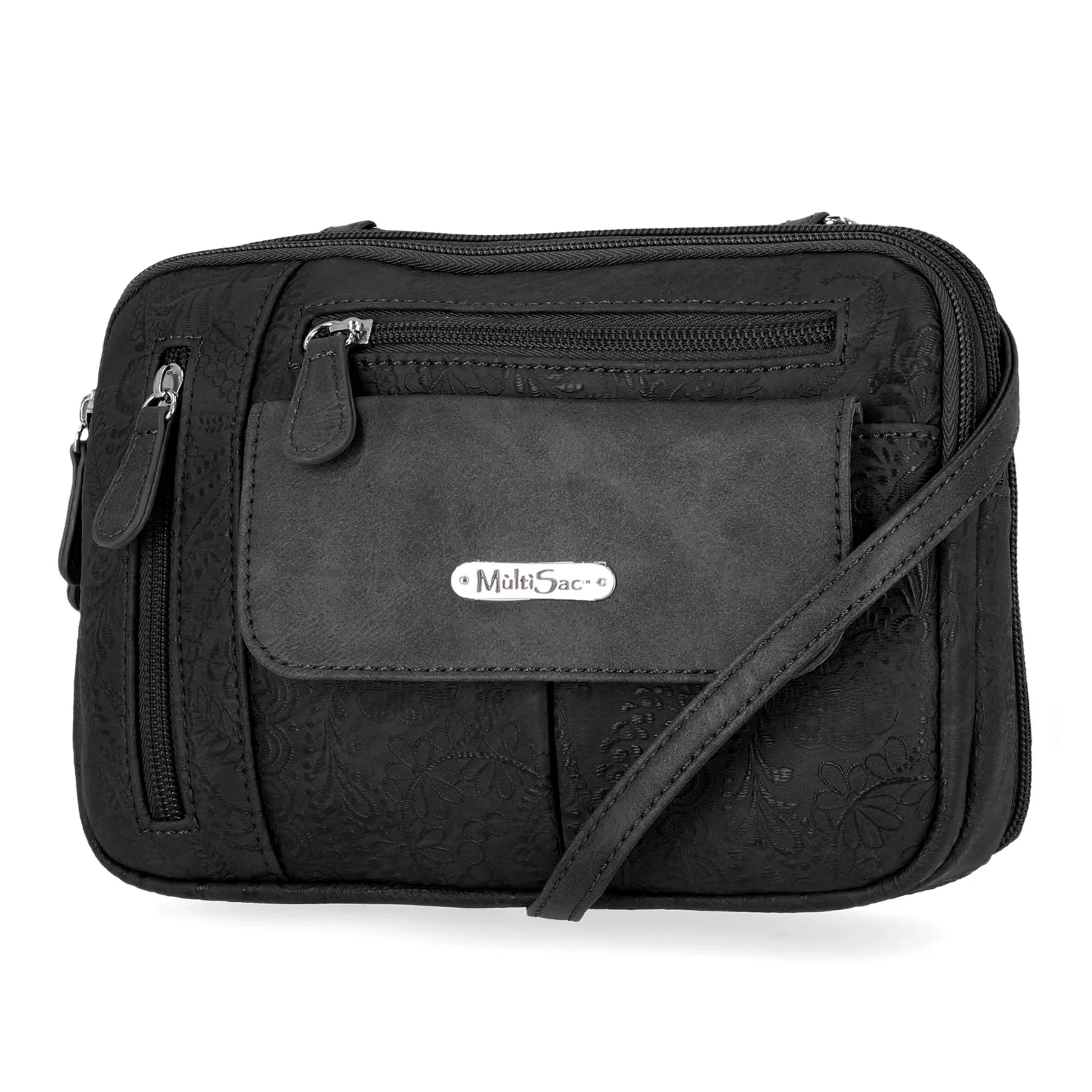 Zippy Triple Compartment Crossbody Bag