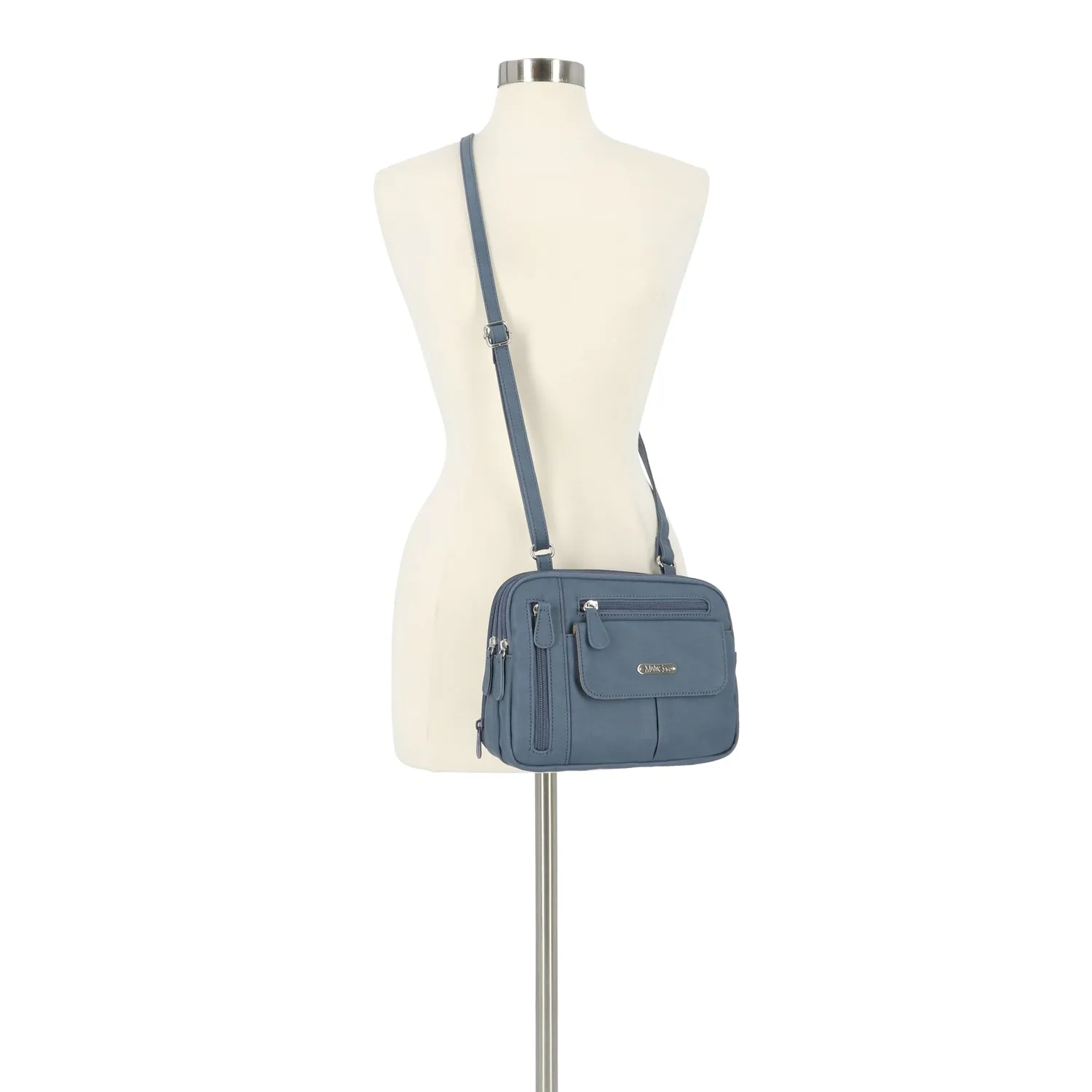 Zippy Triple Compartment Crossbody Bag