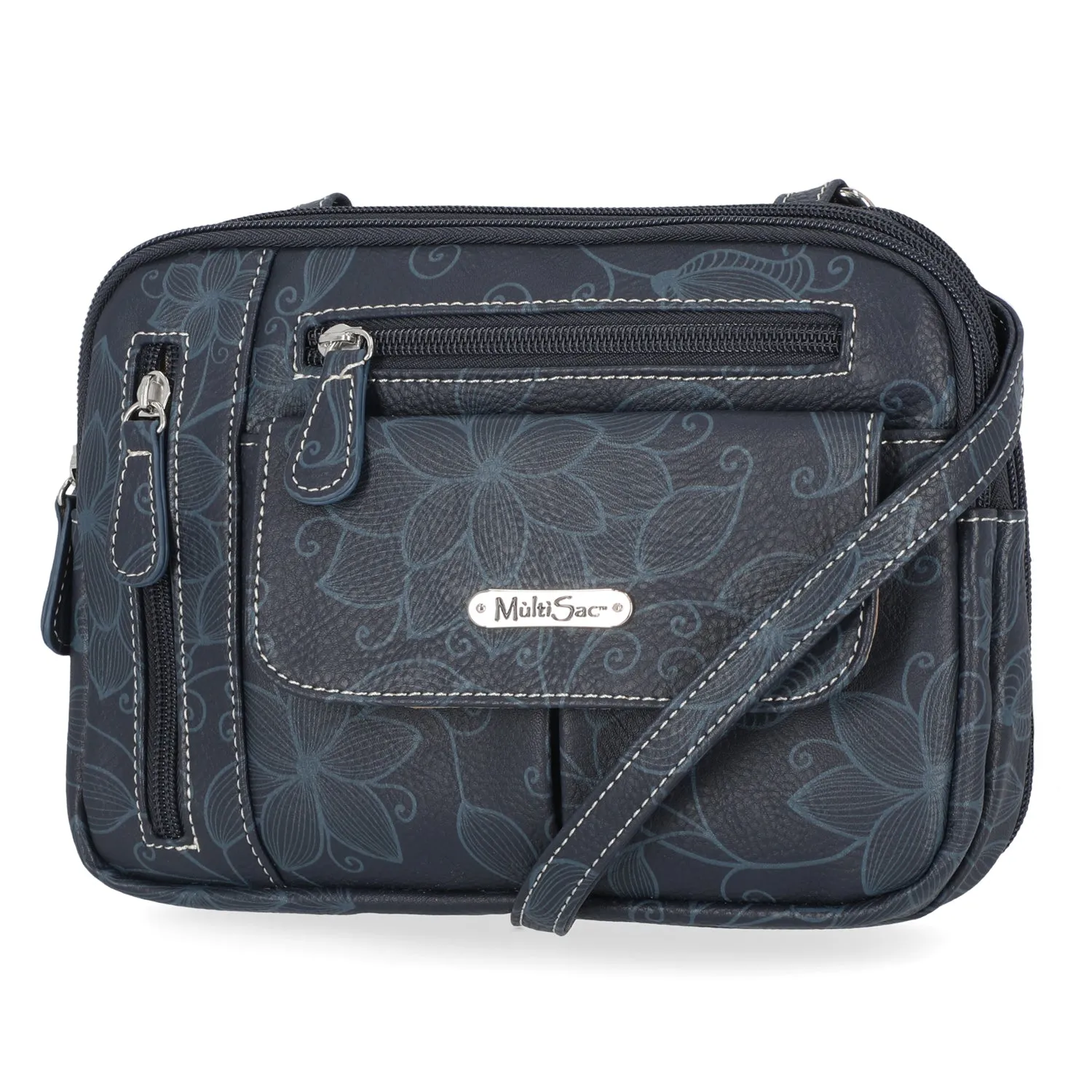 Zippy Triple Compartment Crossbody Bag