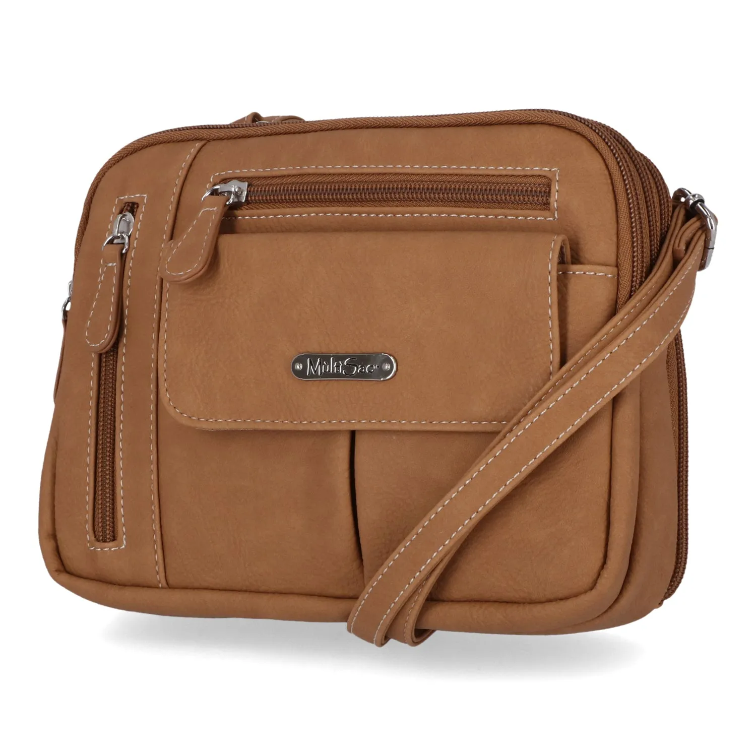 Zippy Triple Compartment Crossbody Bag