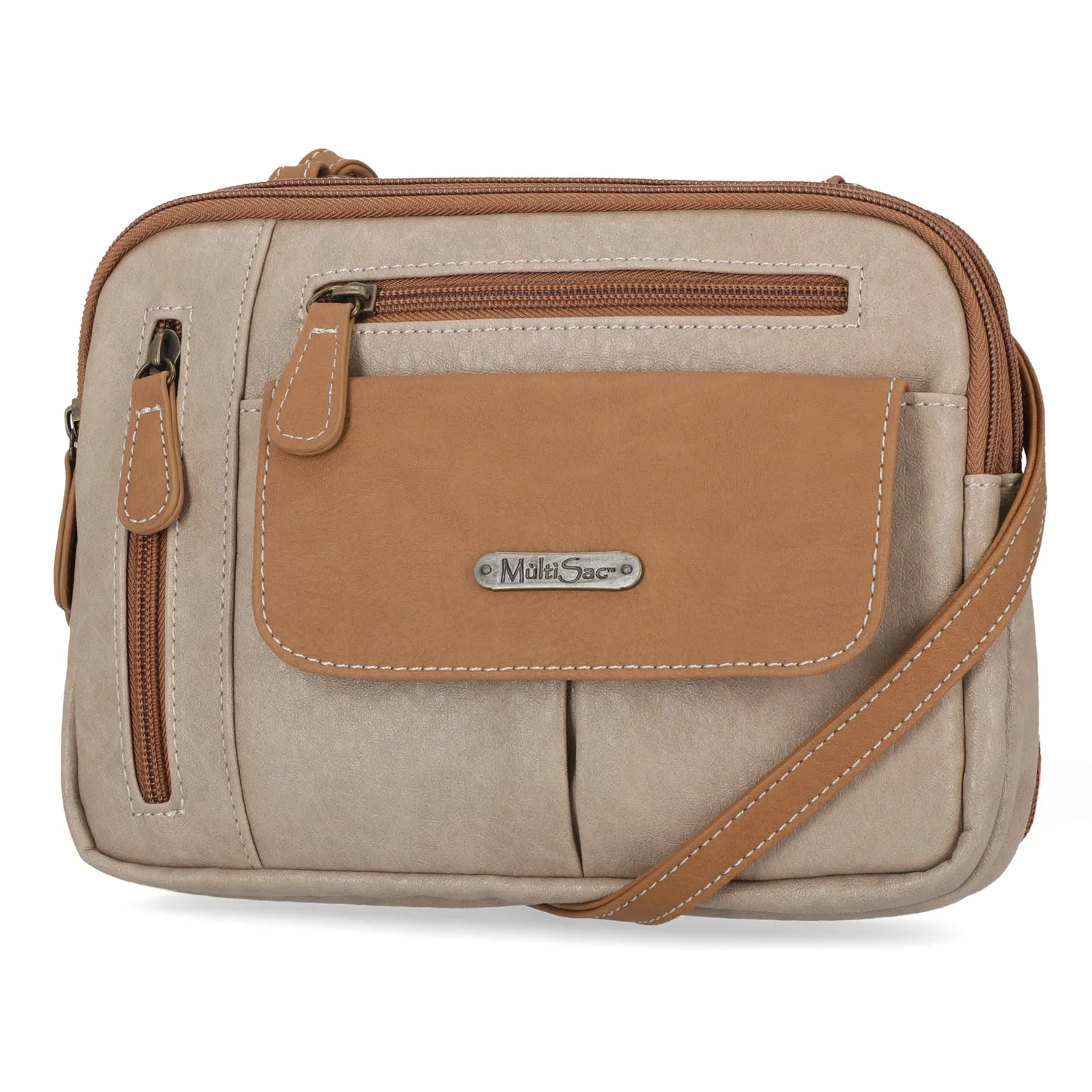 Zippy Triple Compartment Crossbody Bag