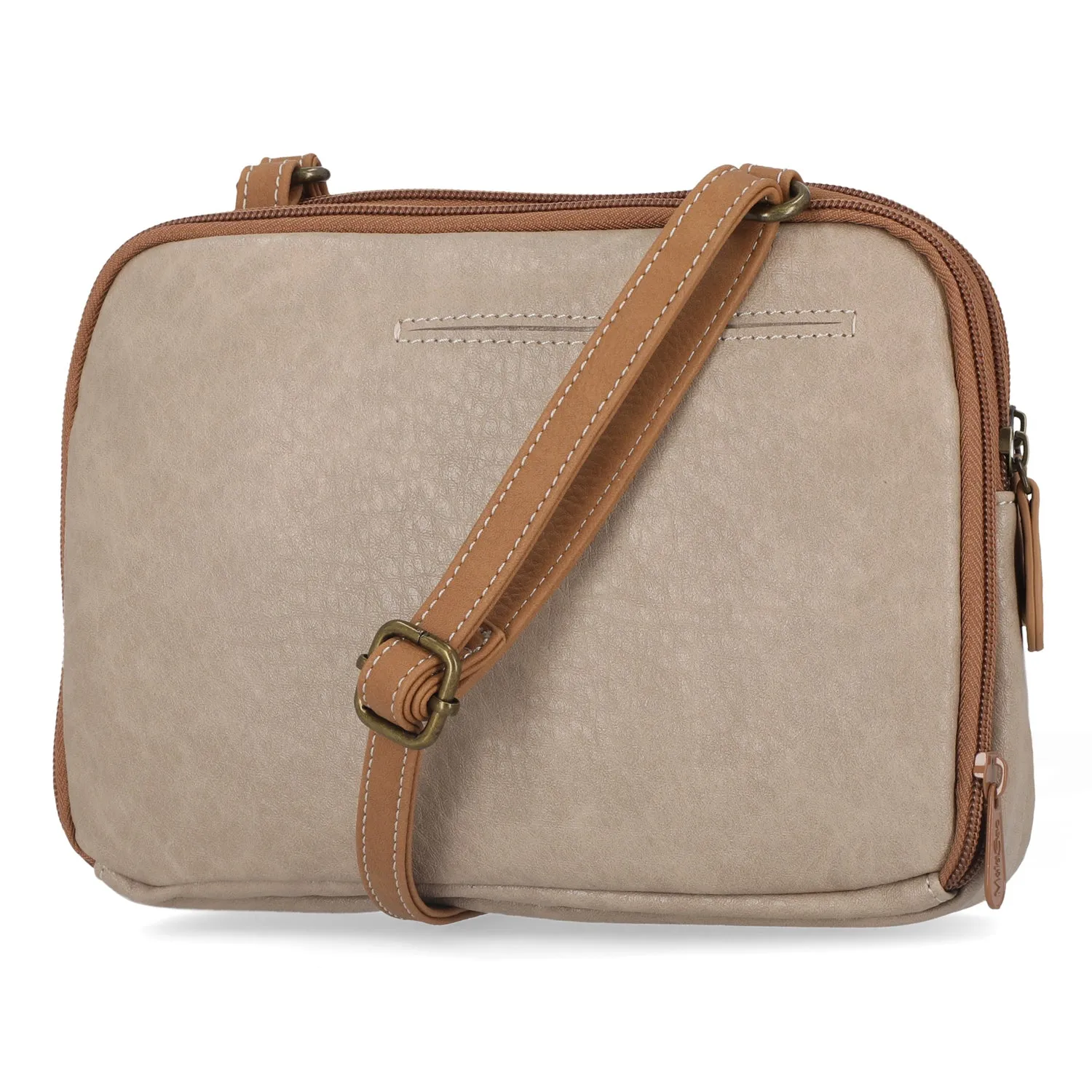 Zippy Triple Compartment Crossbody Bag