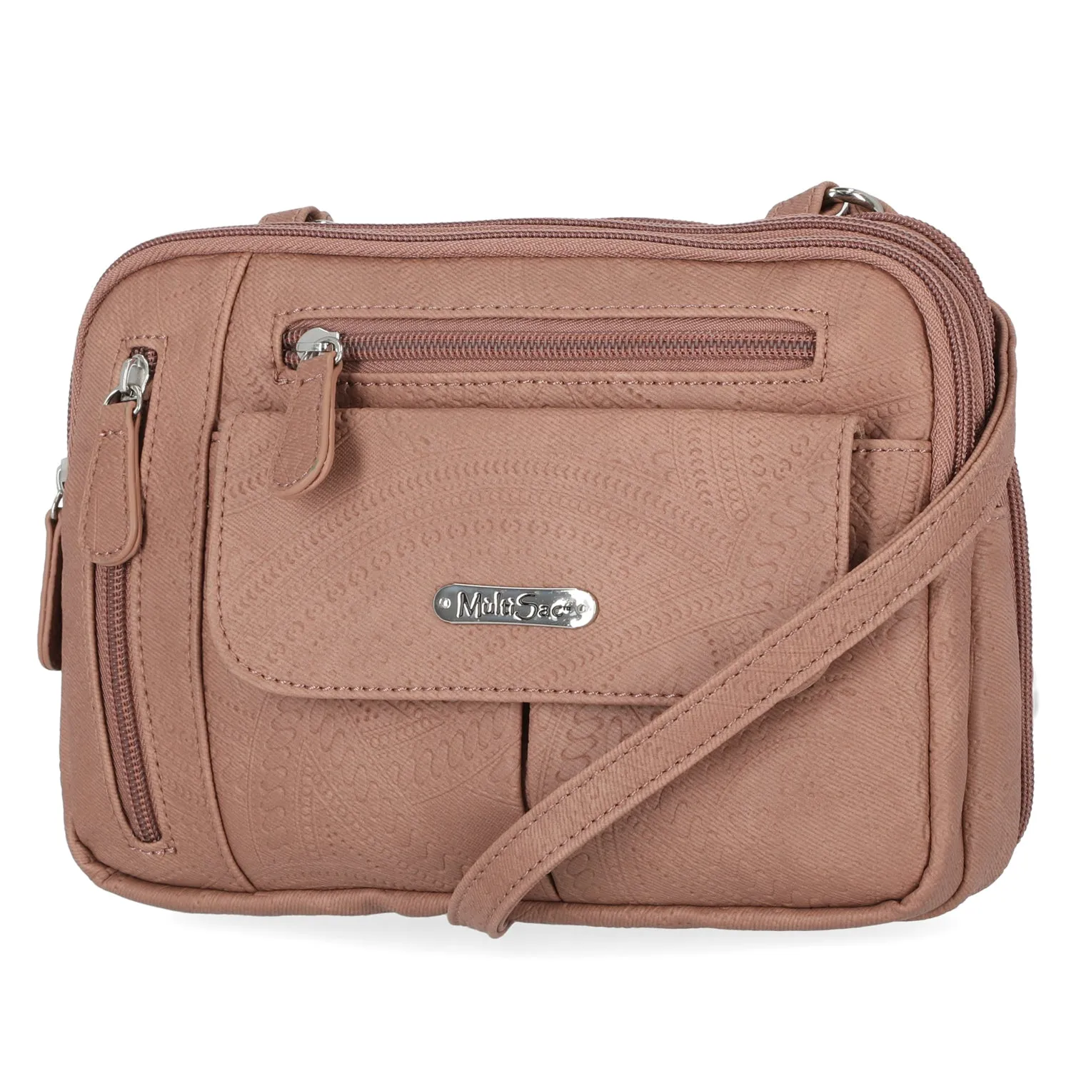 Zippy Triple Compartment Crossbody Bag