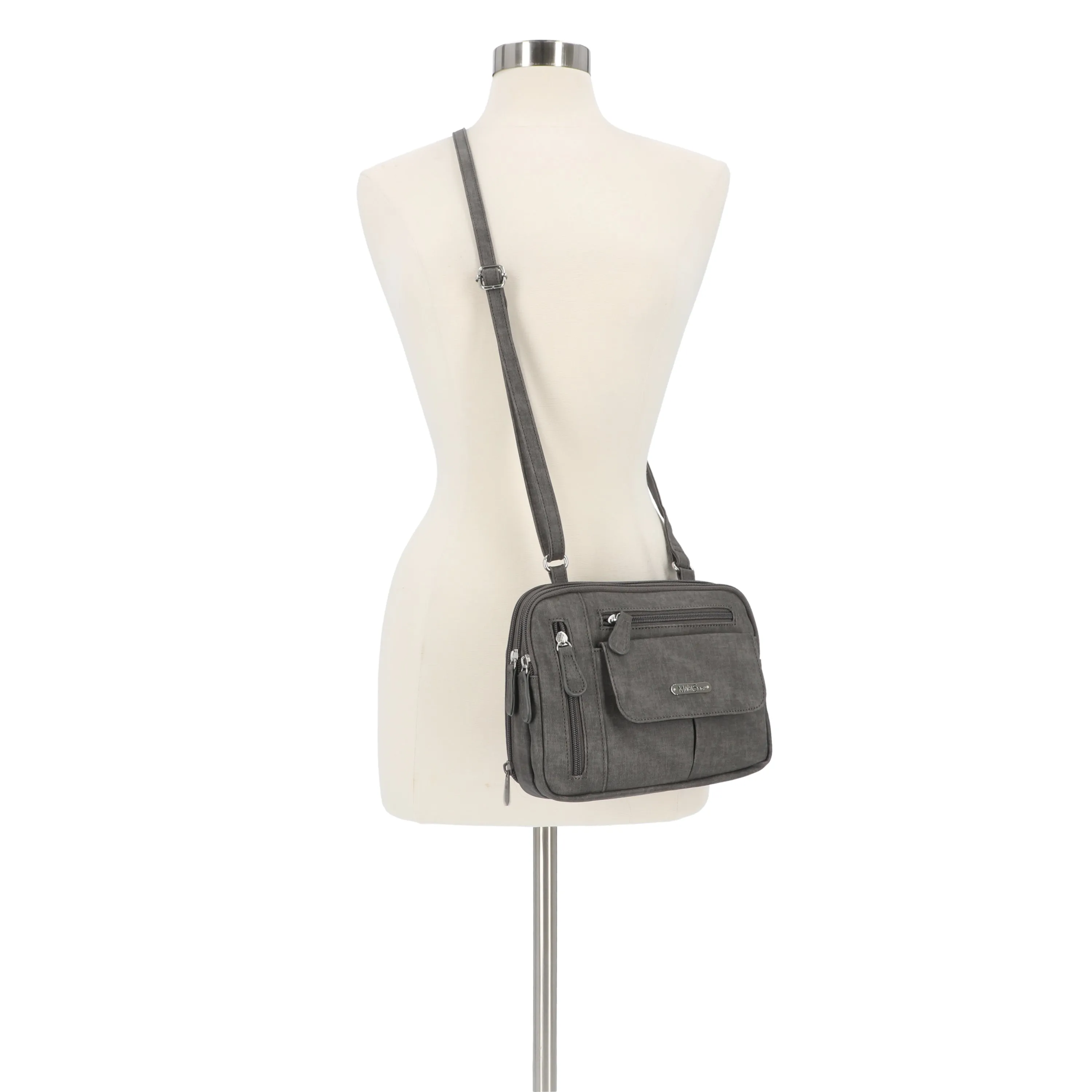 Zippy Triple Compartment Crossbody Bag