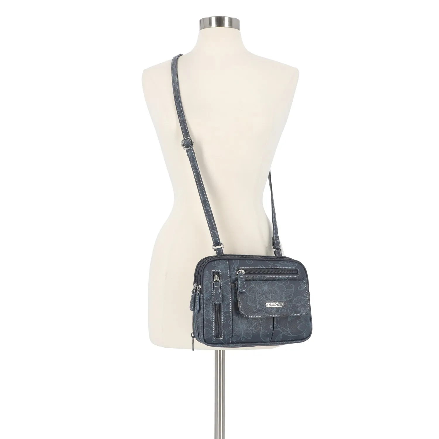 Zippy Triple Compartment Crossbody Bag