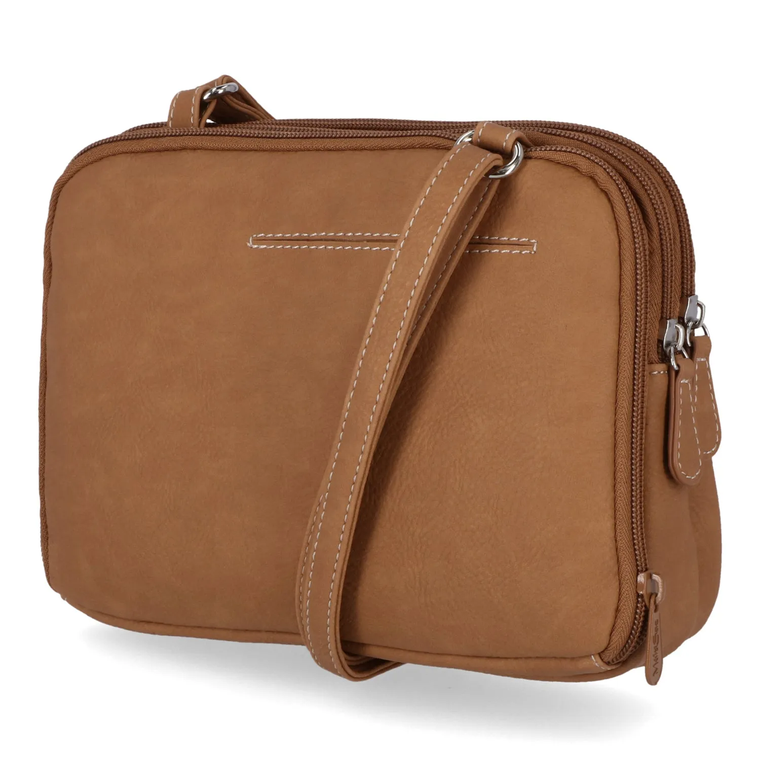 Zippy Triple Compartment Crossbody Bag