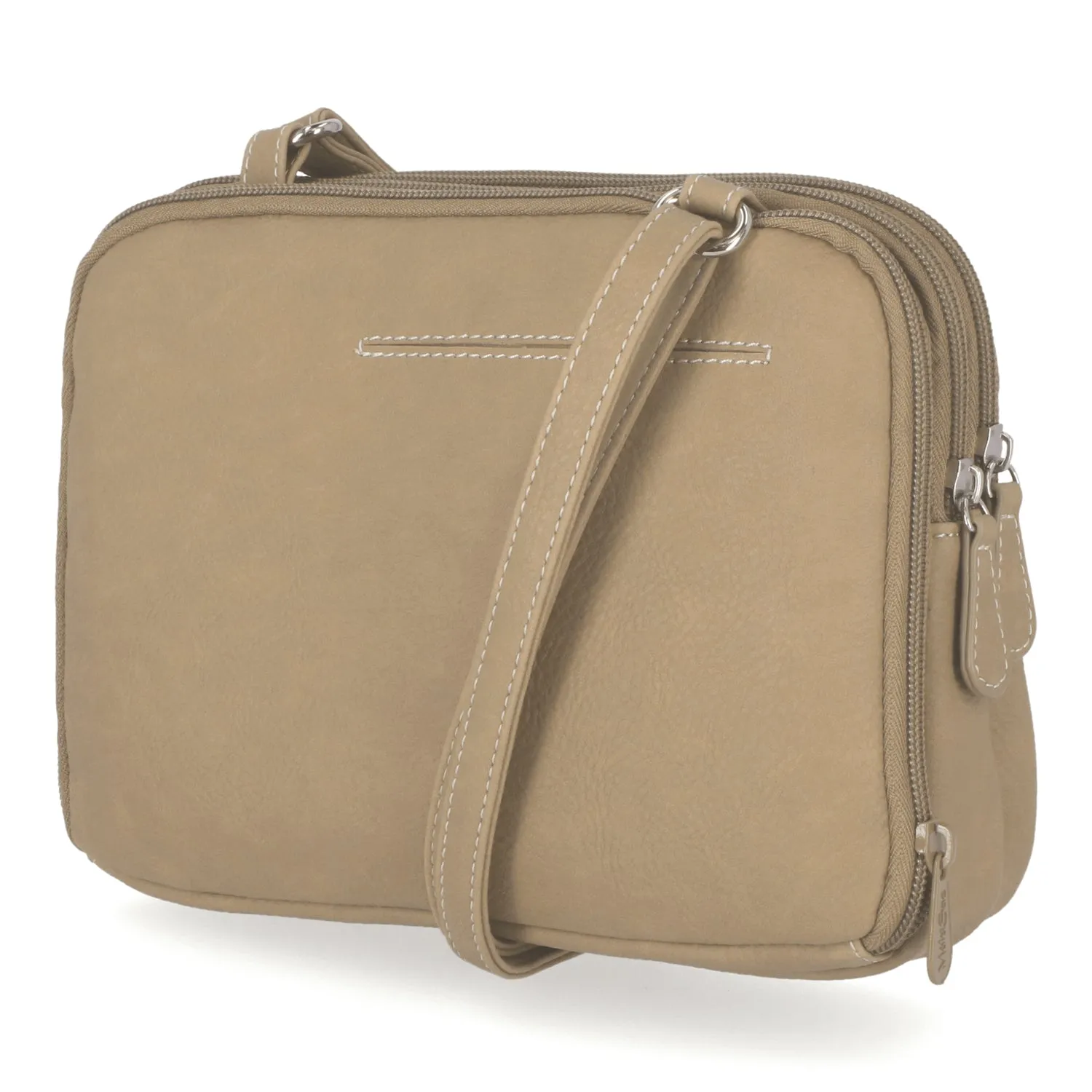 Zippy Triple Compartment Crossbody Bag