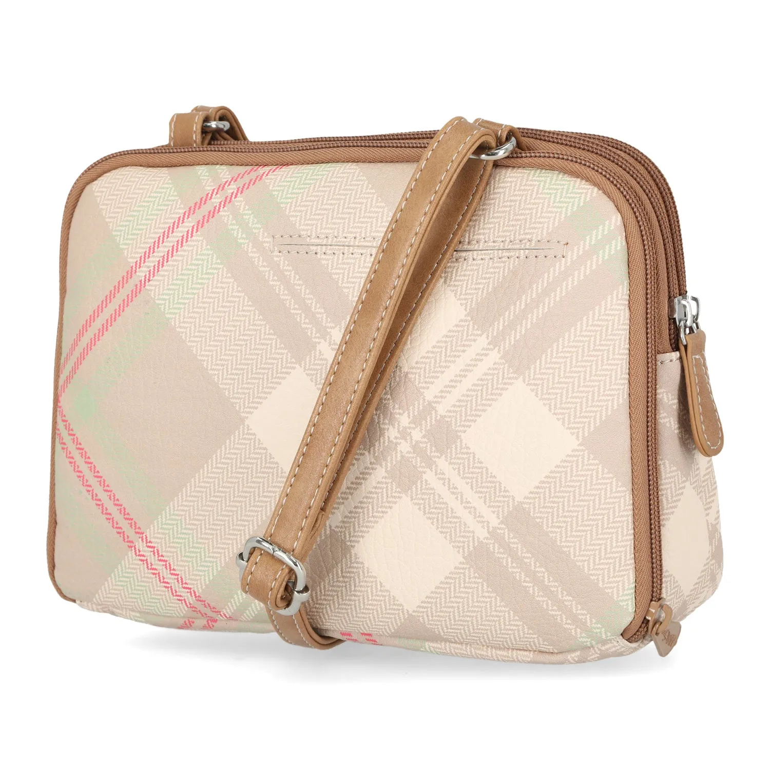 Zippy Triple Compartment Crossbody Bag